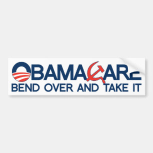 Autocollant De Voiture ObamaCare, courbure plus d'et le prennent