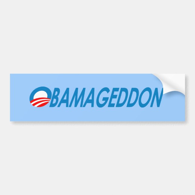 Autocollant De Voiture Obamageddon (Devant)