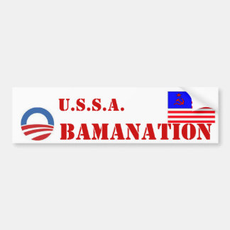Autocollant De Voiture Obamanation