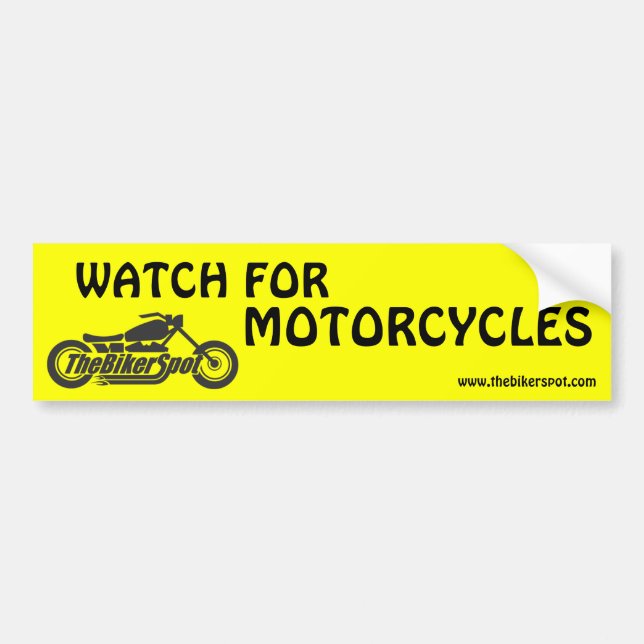 Autocollant De Voiture Observez pour des motos (Devant)