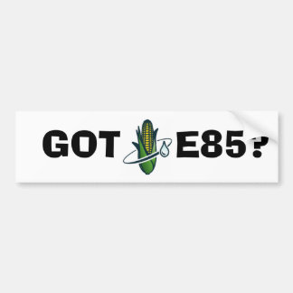 AUTOCOLLANT DE VOITURE OBTENU, E85 ?