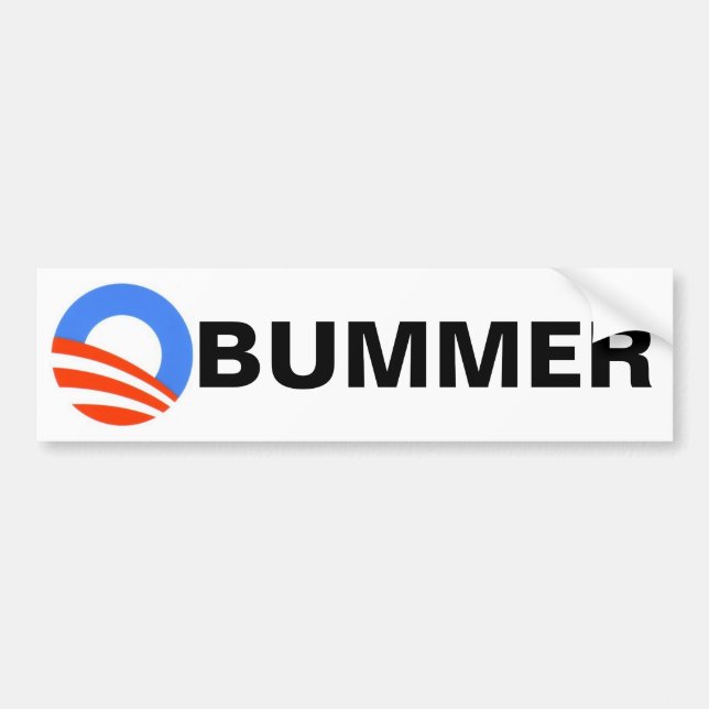 Autocollant De Voiture Obummer ! (Devant)