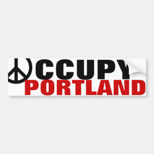 AUTOCOLLANT DE VOITURE OCCUPER PORTLAND