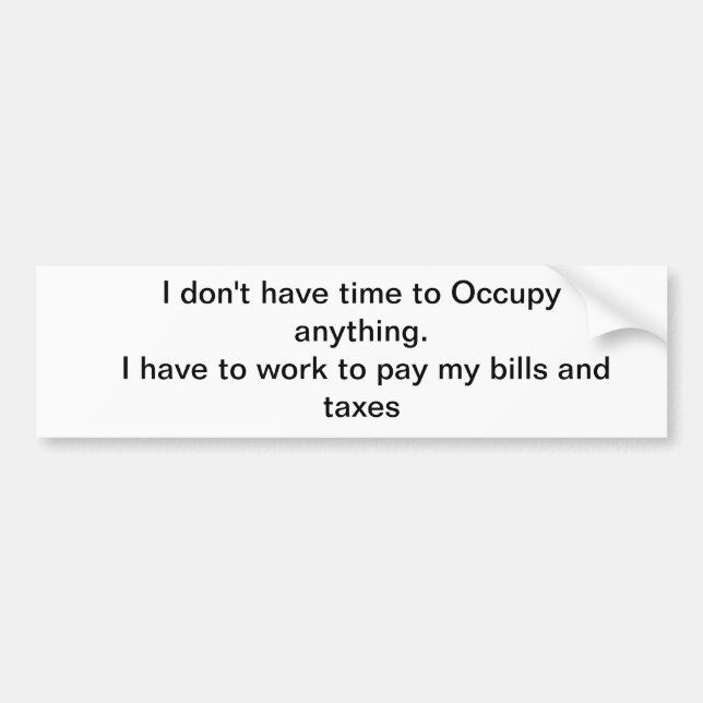 Autocollant De Voiture Occupez ? (Devant)