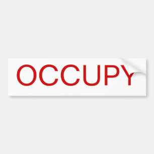 AUTOCOLLANT DE VOITURE OCCUPEZ