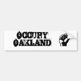 Autocollant De Voiture Occupez l'adhésif pour pare-chocs d'Oakland
