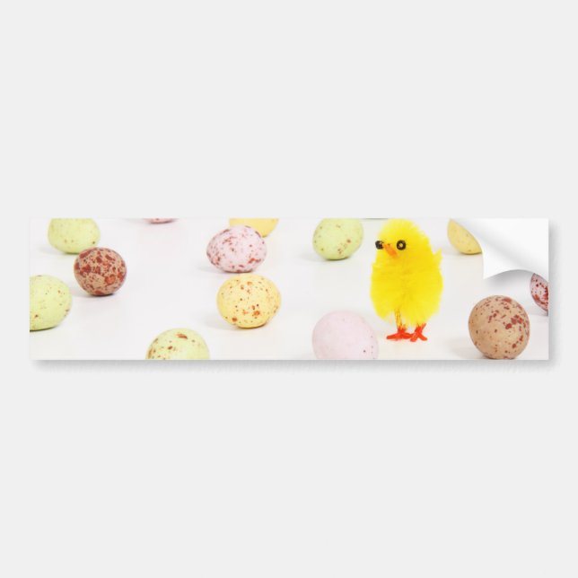 Autocollant De Voiture oeufs de poule (Devant)
