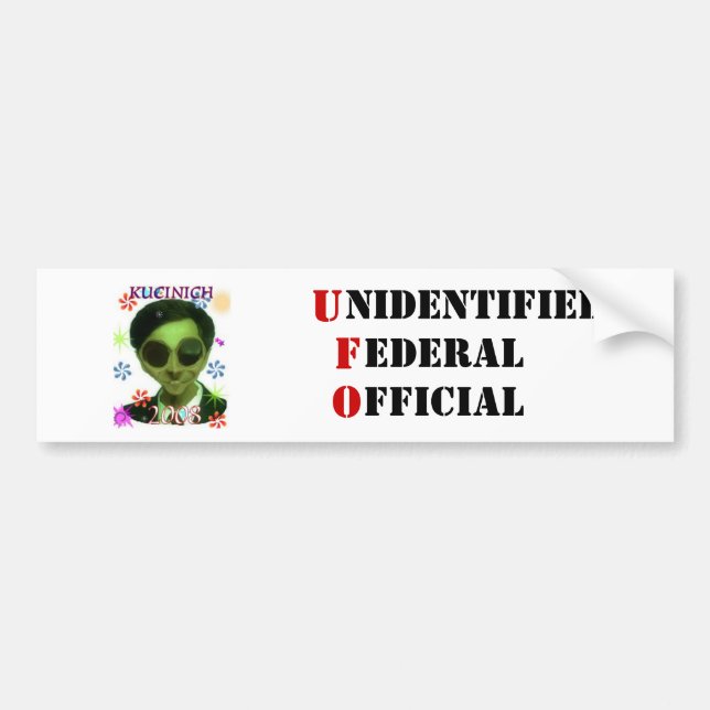 Autocollant De Voiture Officier fédéral non identifié (Devant)