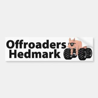 Autocollant De Voiture Offroaders Hedmark - blanc d'adhésif pour