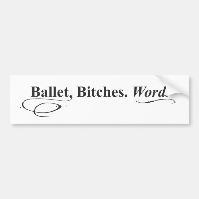 Autocollant De Voiture oh ! combien ironique ! un adhésif pour pare-chocs (Devant)