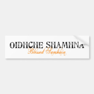 Autocollant De Voiture Oidhche Shamhna : Samhain béni
