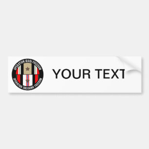 Autocollant De Voiture OIF - OEF une étoile