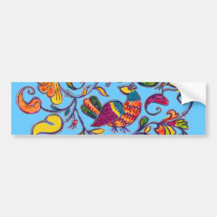 Autocollant De Voiture Oiseau du Nord de Russie