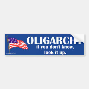 Autocollant De Voiture oligarchie