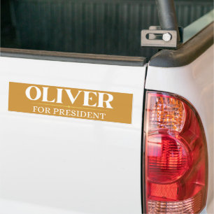 Autocollant De Voiture Oliver Pour Le Parti Libéral Président