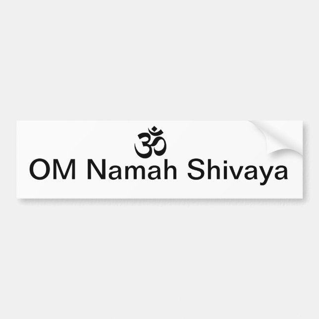 Autocollant De Voiture OM Namah Shivaya (Devant)