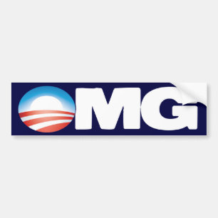 Autocollant De Voiture OMG anti Obama