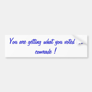 Autocollant De Voiture opinion politique