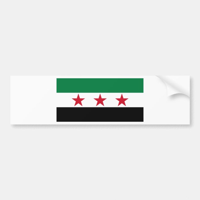 Autocollant De Voiture opposition de la Syrie (Devant)