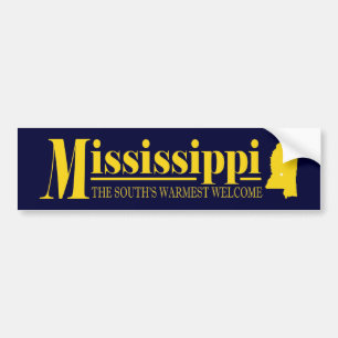 Autocollant De Voiture Or du Mississippi