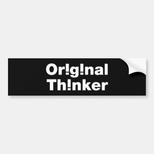Autocollant De Voiture Original Thinker