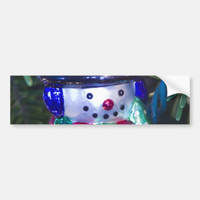 Autocollant De Voiture Ornement de Snowman (Devant)