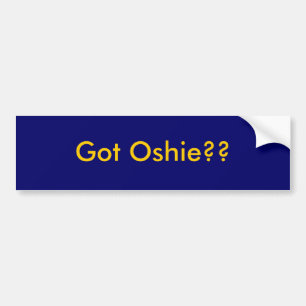 Autocollant De Voiture Oshie obtenu ? ? or