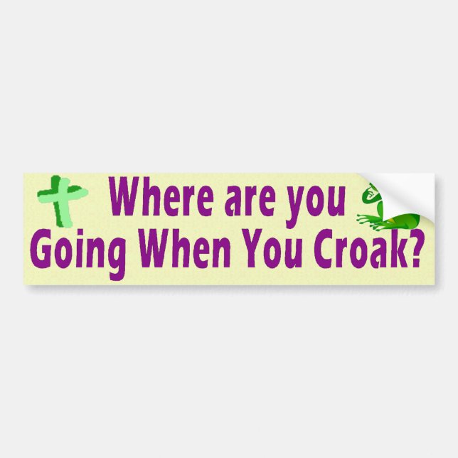 Autocollant De Voiture Où allez-vous ? (Devant)