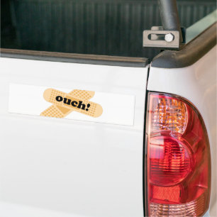 Autocollant De Voiture Ouch! Bumper Sticker