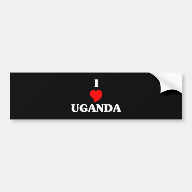 AUTOCOLLANT DE VOITURE OUGANDA (Devant)