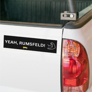 Autocollant De Voiture Oui, Rumsfeld