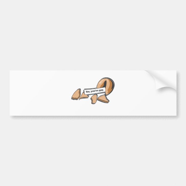 Autocollant De Voiture OUI, VOUS êtes BISCUIT de FORTUNE GAI (Devant)