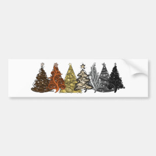 Autocollant De Voiture Ours Noël
