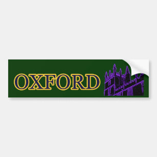 Autocollant De Voiture Oxford Angleterre 1986 spirales de construction po