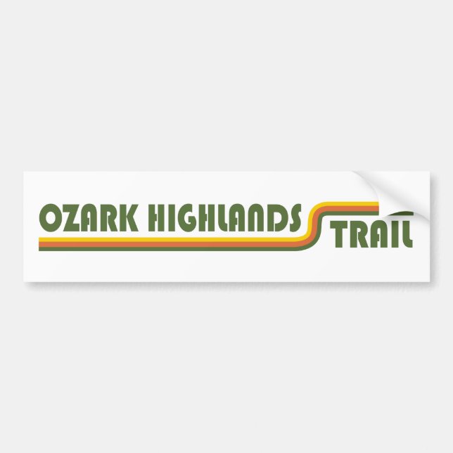 Autocollant De Voiture Ozark Highlands Trail Arkansas (Devant)