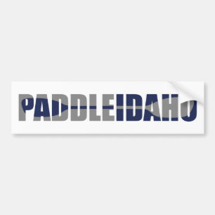 Autocollant De Voiture Paddle Idaho Kayak