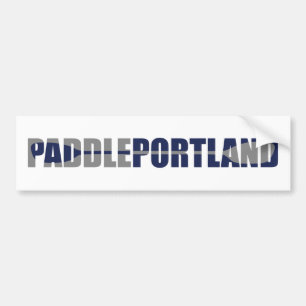 Autocollant De Voiture Paddle Portland Kayak