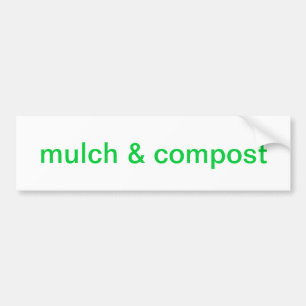Autocollant De Voiture paillis et compost