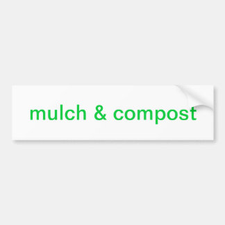 Autocollant De Voiture paillis et compost