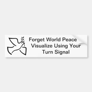 Autocollant De Voiture Paix du monde