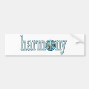 Autocollant De Voiture paix et harmonie