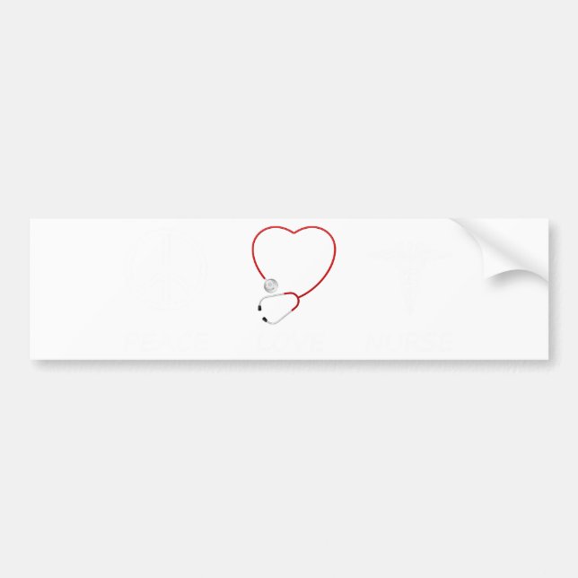 Autocollant De Voiture paix love43 (Devant)