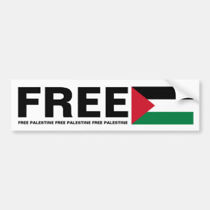 AUTOCOLLANT DE VOITURE PALESTINE LIBRE