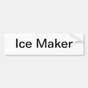 Autocollant De Voiture Panneau du fabricant de glace/