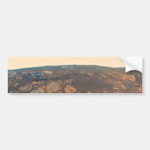Autocollant De Voiture Panorama de colline de Matijevic de Mars Rover