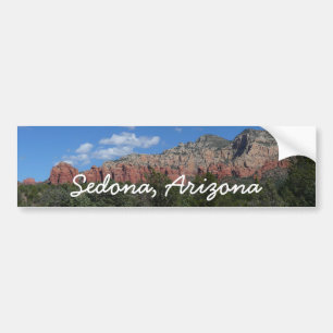 Autocollant De Voiture Panorama des rochers rouges à Sedona Arizona