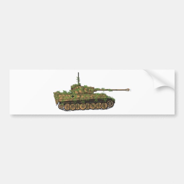 Autocollant De Voiture Panzer VI Tiger89 (Devant)
