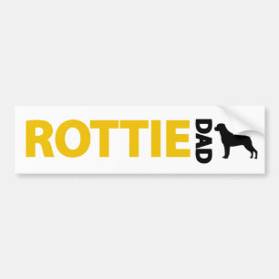 Autocollant De Voiture Papa de rottweiler