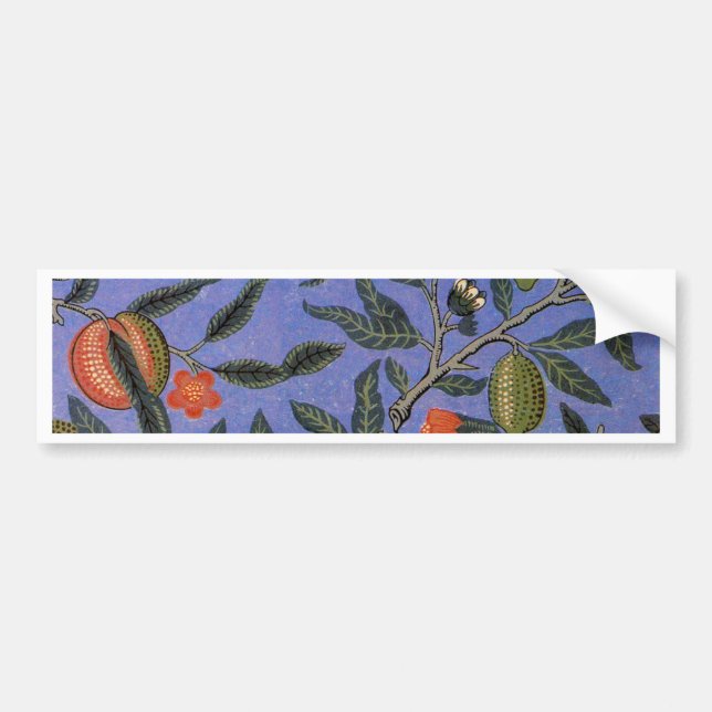 Autocollant De Voiture Papier peint Grenade de William Morris (Devant)