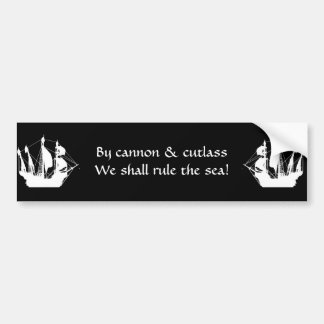 Autocollant De Voiture Par le canon nous ordonnerons